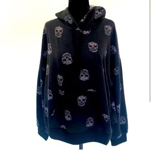 Very soft skull hoodie